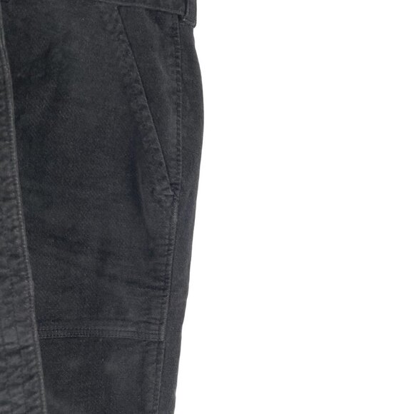 Faherty Orion‎ Velvet Ankle Pants Women's Small Black Tie Waist NWT PT-1896 - Picture 4 of 15